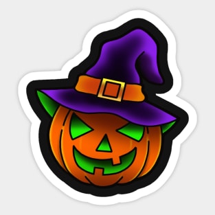 Halloween Pumpkin Sticker